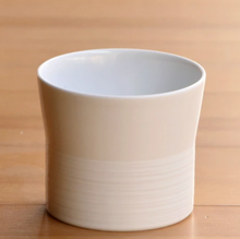 白山陶器：【麻の糸】フリーカップ（ミストホワイト）<波佐見焼>